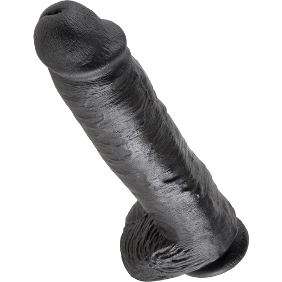KING COCK 11 INCH WITH BALLS BLACK image 3