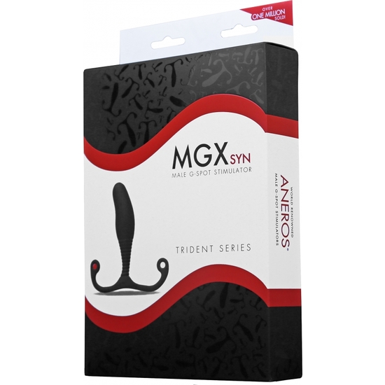 PROSTATE STIMULATOR - MGX SYN TRIDENT - BLACK image 1