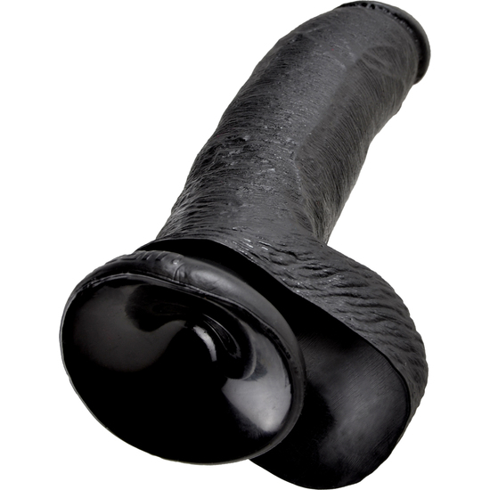 KING COCK 9 INCH WITH BALLS BLACK image 3