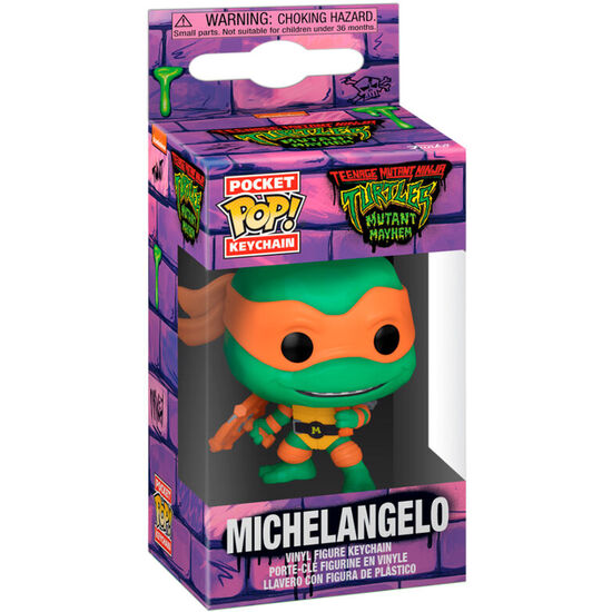 LLAVERO POCKET POP TORTUGAS NINJA MICHELANGELO image 0