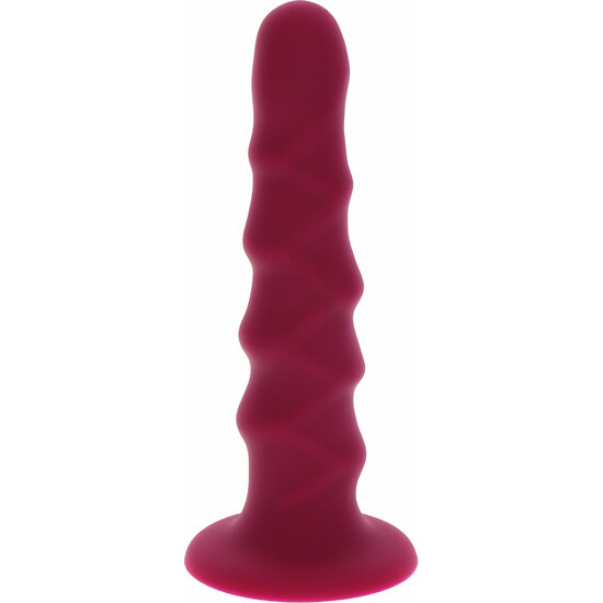 TOYJOY - RIBBED DONG 6 INCH - RED image 0