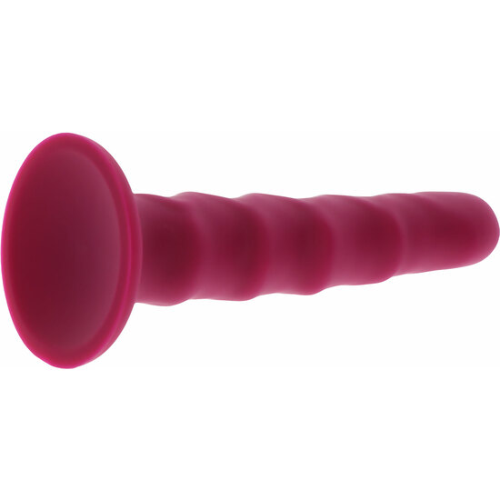 TOYJOY - RIBBED DONG 6 INCH - RED image 3
