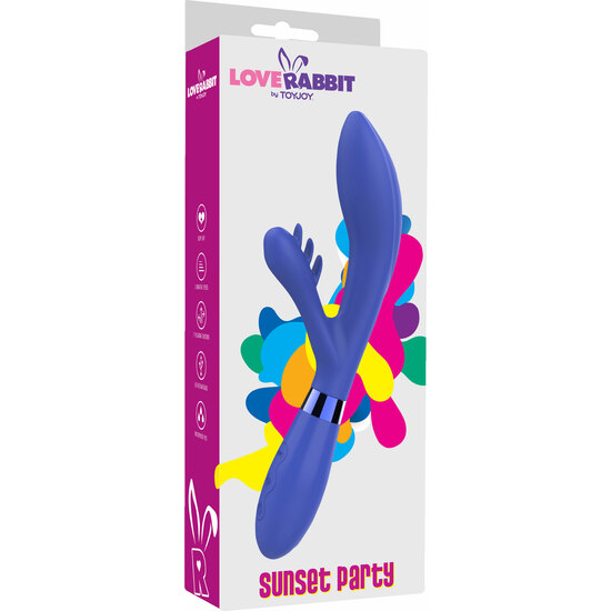 TOYJOY - SUNSET PARTY VIBRATOR - BLUE image 1