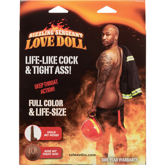 CALEXOTICS - SIZZLING SERGEANT LOVE DOLL - BROWN SKIN image 2