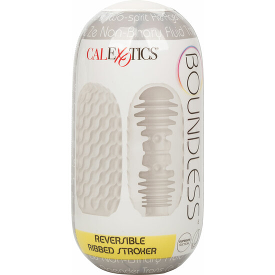 CALEXOTICOS - BOUNDLESS RIBBED STROKER - TRANSPARENT image 1