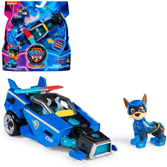 VEHICULO CHASE MIGHTY MOVIE PATRULLA CANINA PAW PATROL image 0