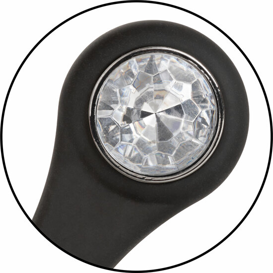 CALEXOTICS - STAR FUCKER XL TEARDROP PLUG -METAL AND BLACK image 7