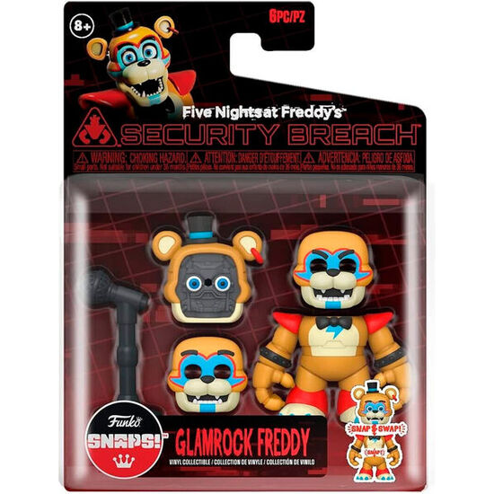 FIGURA SNAPS! FIVE NIGHT AT FREDDY GLAMROCK FREDDY image 1