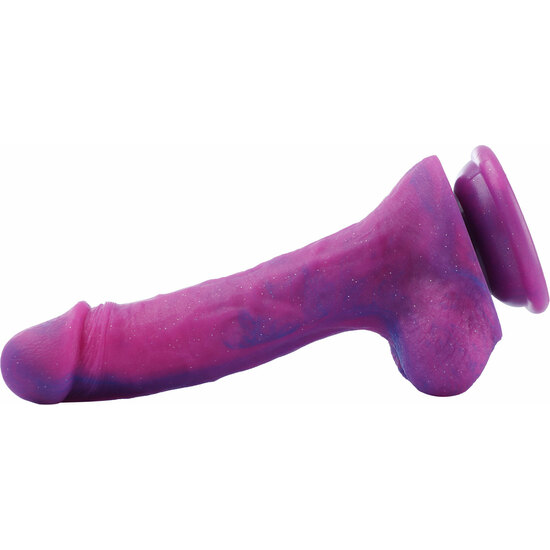 HISMITH - KLICLOK DILDO 19 CM - PURPLE image 5