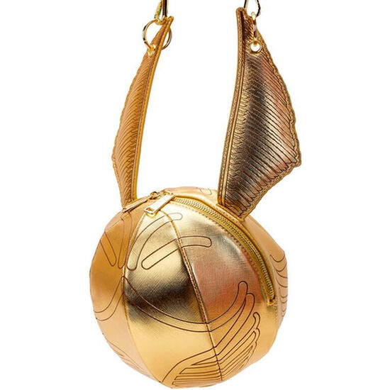 BOLSO BANDOLERA SNITCH DORADA HARRY POTTER LOUNGEFLY image 0