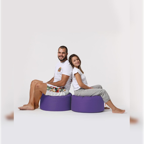 POUF DE JARDÍN MORADO image 7