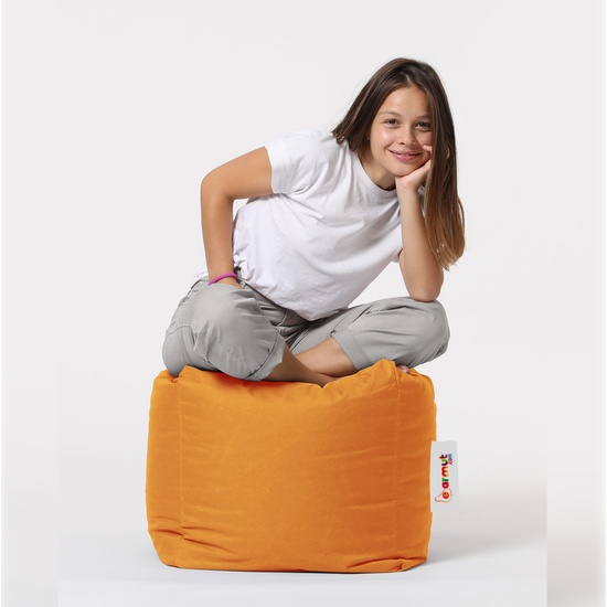 POUF DE JARDÍN COLOR NARANJA image 5