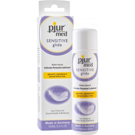 PJUR MED SENSITIVE GLIDE WATER BASED INTIMATE PERSONAL LUBRICANT image 0