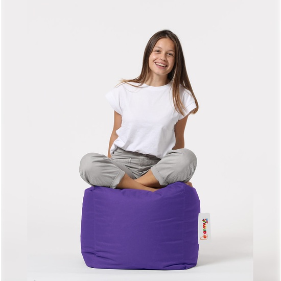 POUF DE JARDÍN DE COLOR MORADO image 1