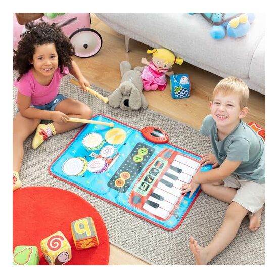 TAPETE MUSICAL 2 EN 1 BEATS N TUNES INNOVAGOODS image 1
