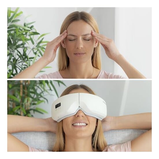 MASAJEADOR DE OJOS CON COMPRESIÓN DE AIRE 4 EN 1 EYESKY INNOVAGOODS image 4