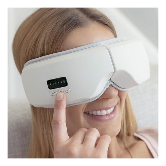 MASAJEADOR DE OJOS CON COMPRESIÓN DE AIRE 4 EN 1 EYESKY INNOVAGOODS image 5