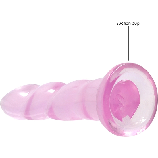 REALROCK - NON REALISTIC DILDO WITH SUCTION CUP - 7/ 17 CM - PINK image 3