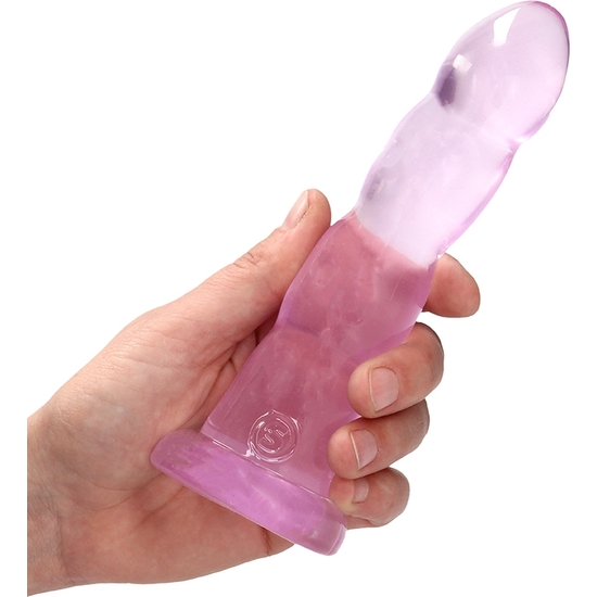 REALROCK - NON REALISTIC DILDO WITH SUCTION CUP - 7/ 17 CM - PINK image 4