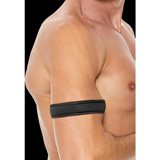 OUCH PUPPY PLAY - NEOPRENE ARMBANDS - BLACK image 0
