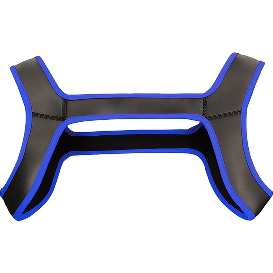 OUCH PUPPY PLAY - NEOPRENE HARNESS - BLUE image 3