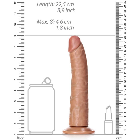 REALROCK - SLIM REALISTIC DILDO WITH SUCTION CUP - 8/ 20,5 CM  image 2
