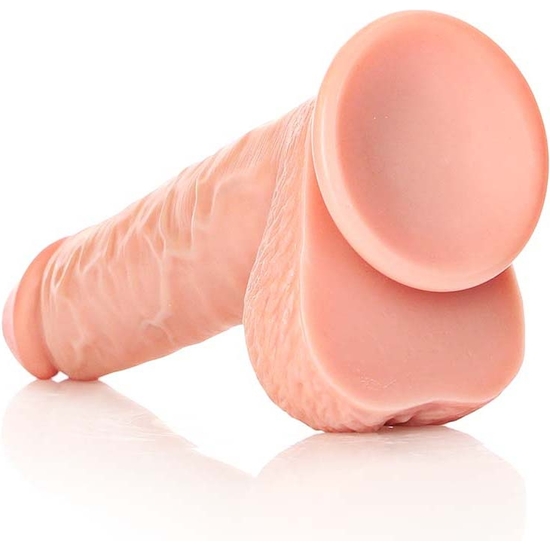 REALROCK - STRAIGHT REALISTIC DILDO BALLS SUCTION CUP - 9/ 23 CM image 5