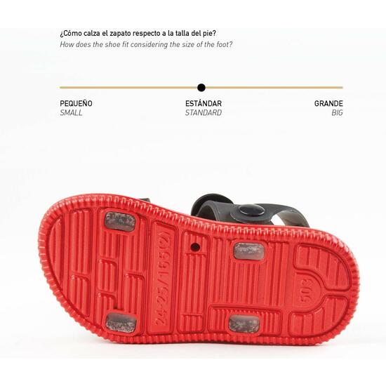 SANDALIAS CASUAL GOMA MICKEY RED image 3