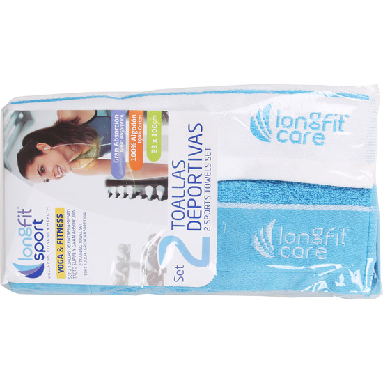 SET 2 TOALLAS 33X100CM LONGFIT CARE image 3