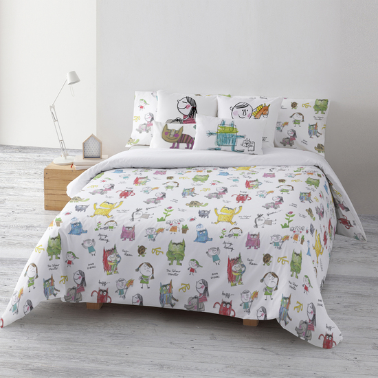 FUNDA NÓRDICA 100% ALGODÓN MODELO NENS PARA CAMA DE 200X200 CM. image 1