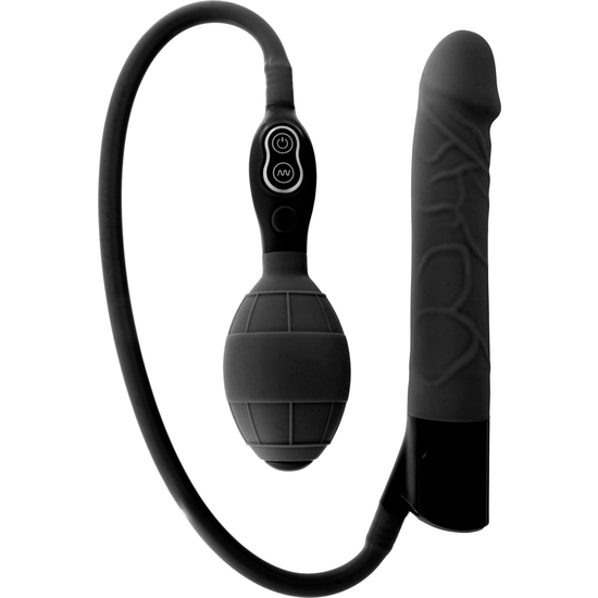 INFLATABLE VIBRATOR BLACK image 0