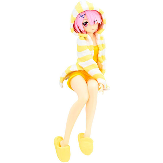 FIGURA NOODLE STOPPER RAM ROOM WEAR YELLOW COLOR RE:ZERO 14CM image 0