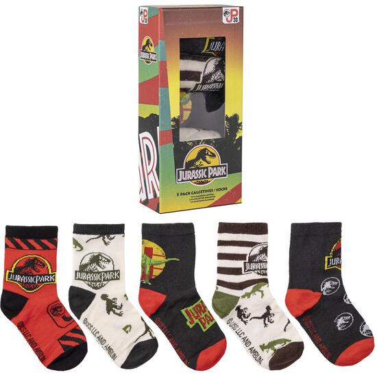 PACK CALCETINES 5 PIEZAS JURASSIC PARK image 0