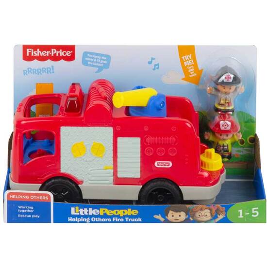 CAMION BOMBEROS AYUDA LITTLE PEOPLE image 0