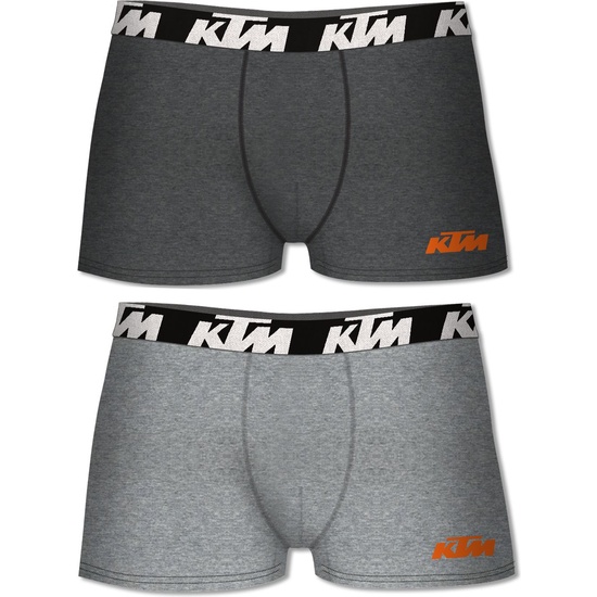 SET DE 12 CALZONCILLOS BÓXER KTM GRIS CLARO Y GRIS OSCURO image 1