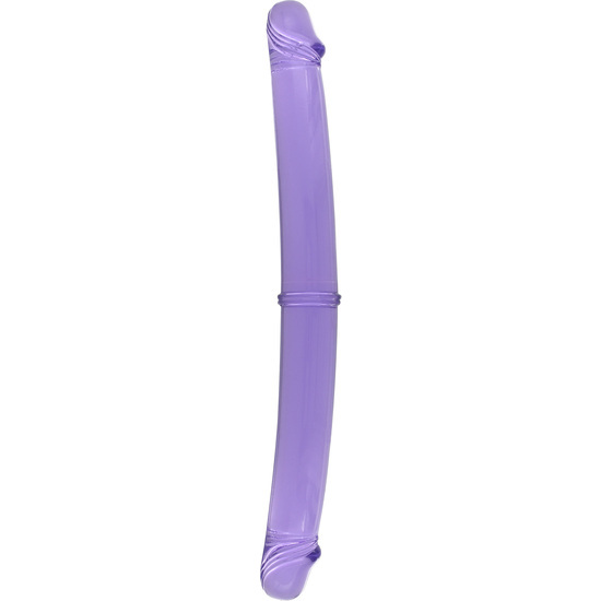 TWINZER 12 INCHES DOUBLE DONG PURPLE image 0