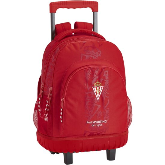 MOCHILA GDE. C/RUEDAS COMPACT REAL SPORTING DE GIJON CORPORATIVA image 0