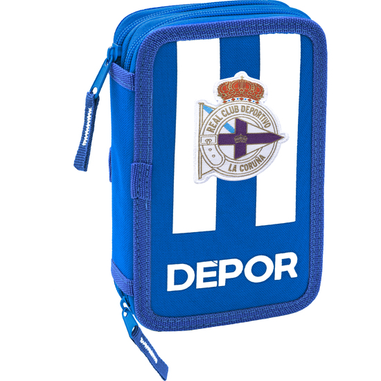 PLUMIER DOBLE PQÑO 28 PCS REAL DEPORTIVO DE LA CORUÑA image 0