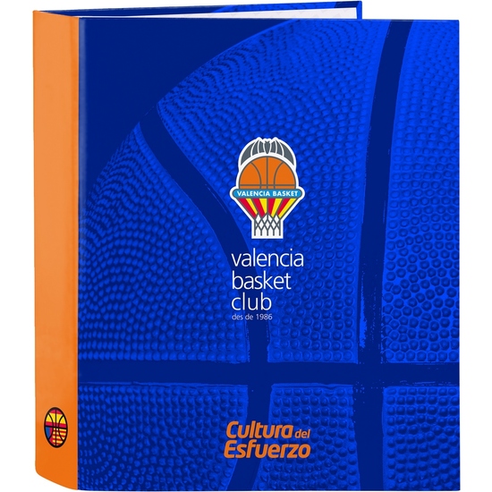 CARPETA F. 4 ANILLAS LOMO ANCHO VALENCIA BASKET image 0