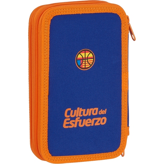 PLUMIER DOBLE PQÑO 28 PCS VALENCIA BASKET image 1