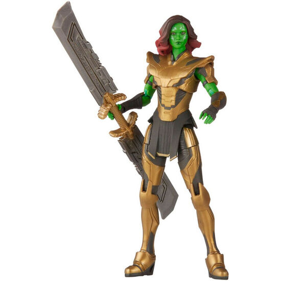 FIGURA WARRIOR GAMORA WHAT IF MARVEL LEGENDS 15CM image 2