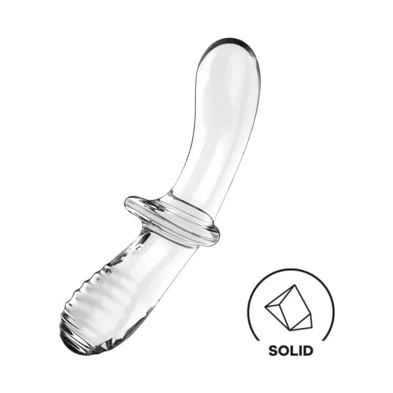 SATISFYER DOUBLE CRYSTAL TRANSPARENT image 1