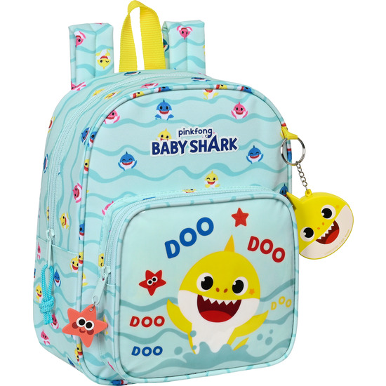 MOCHILA GUARDERIA ADAPT.CARRO C/BOLSILLO BABY SHARK "BEACH DAY" image 0