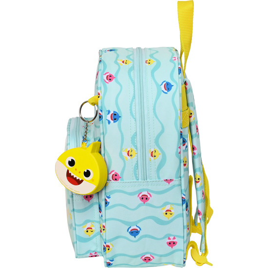 MOCHILA GUARDERIA ADAPT.CARRO C/BOLSILLO BABY SHARK "BEACH DAY" image 2