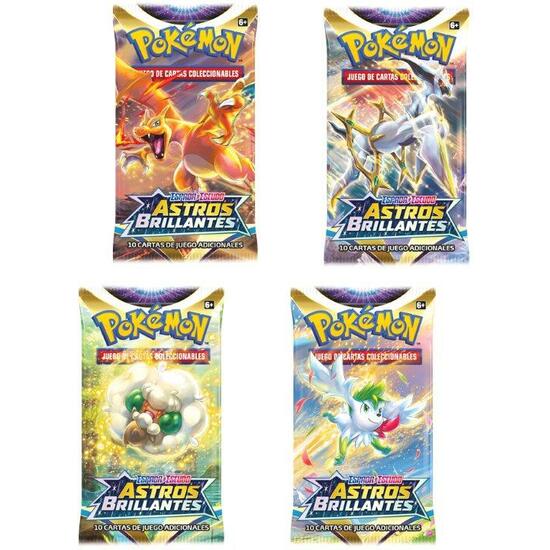 SOBRE 10 CARTAS POKEMON ASTROS BRIL image 0