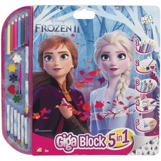 GIGA BLOCK 4 EN 1 FROZEN II image 0