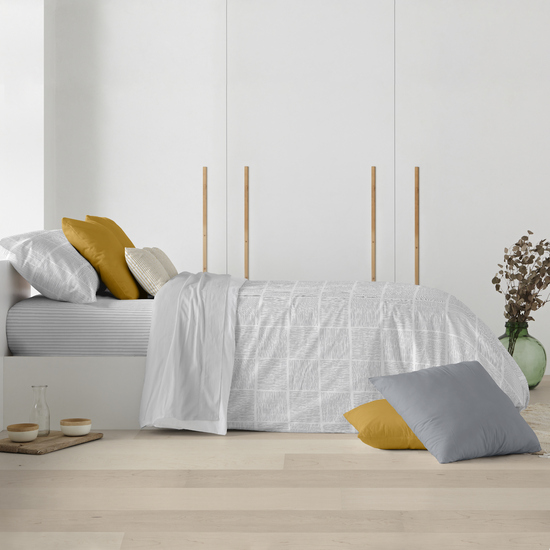 FUNDA NÓRDICA 100% ALGODÓN MODELO GREYMOUTH PARA CAMA DE 90 ( 155X220 CM) image 1