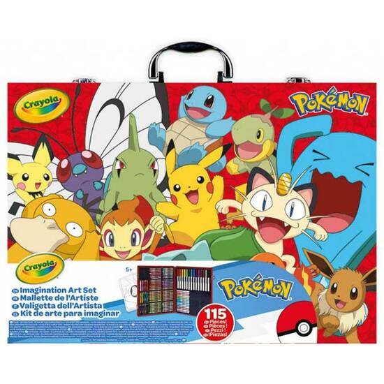 KIT ARTE IMAGINAR POKEMON 115 PZAS. image 0