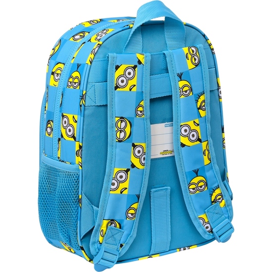 MOCHILA INFANTIL ADAPT.CARRO MINIONS "MINIONSTATIC" image 1