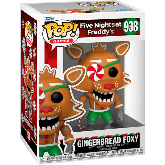FIGURA POP FIVE NIGHTS AT FREDDYS HOLIDAY GINGERBREAD FOXY image 1